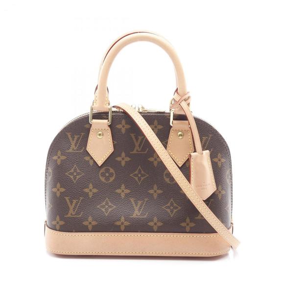 Louis Vuitton Alma BB Handbag, PVC-Coated Canvas and Leather, Monogram, Women... - Picture 1 of 10